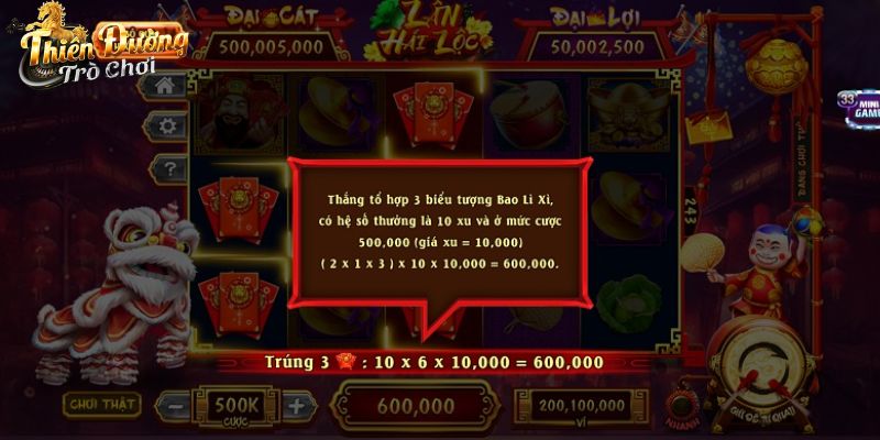 Khám phá sự nổi bật của quay Slot Lân Hái Lộc qua các tính năng